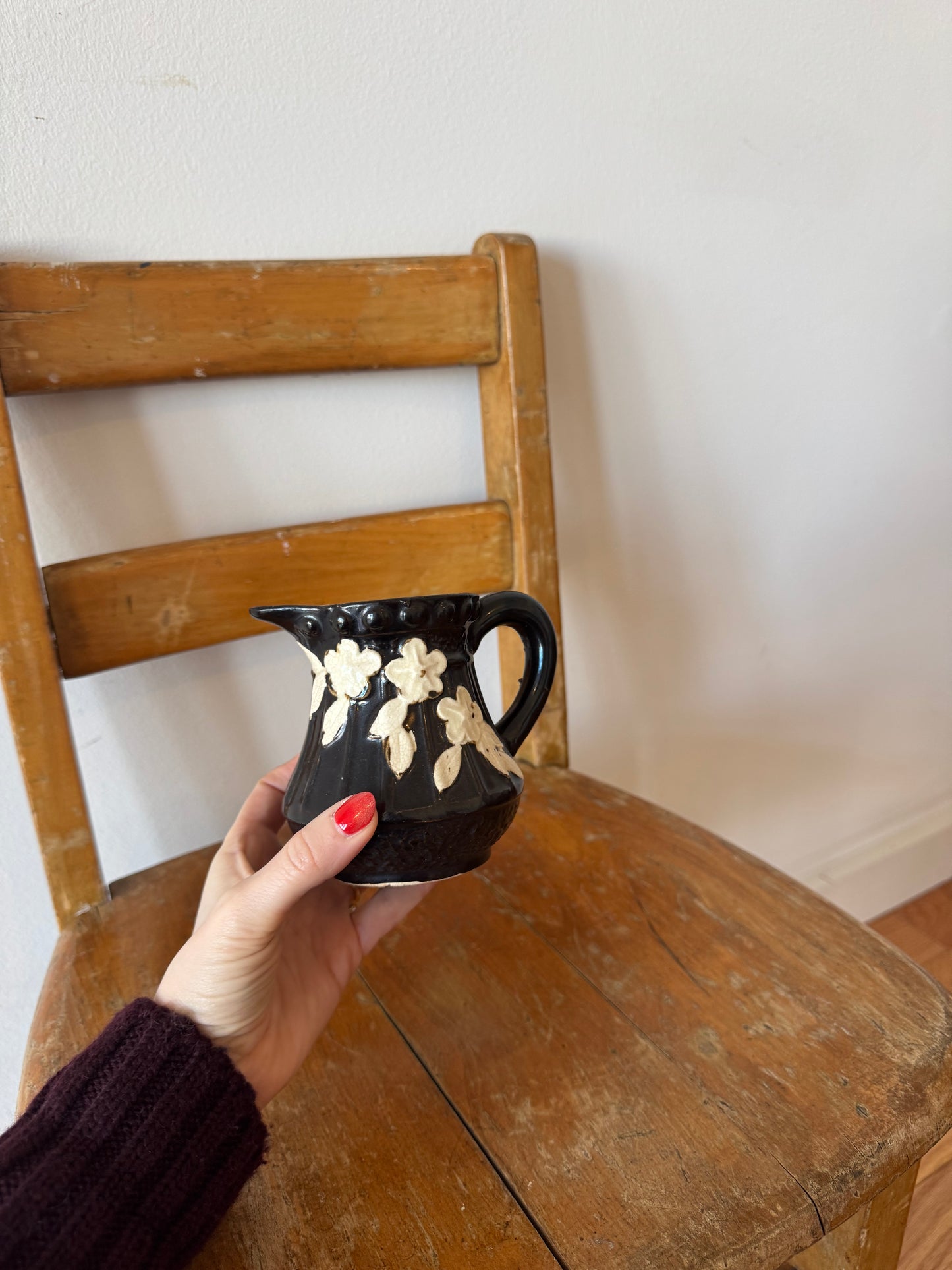 Antique Flower Pitcher