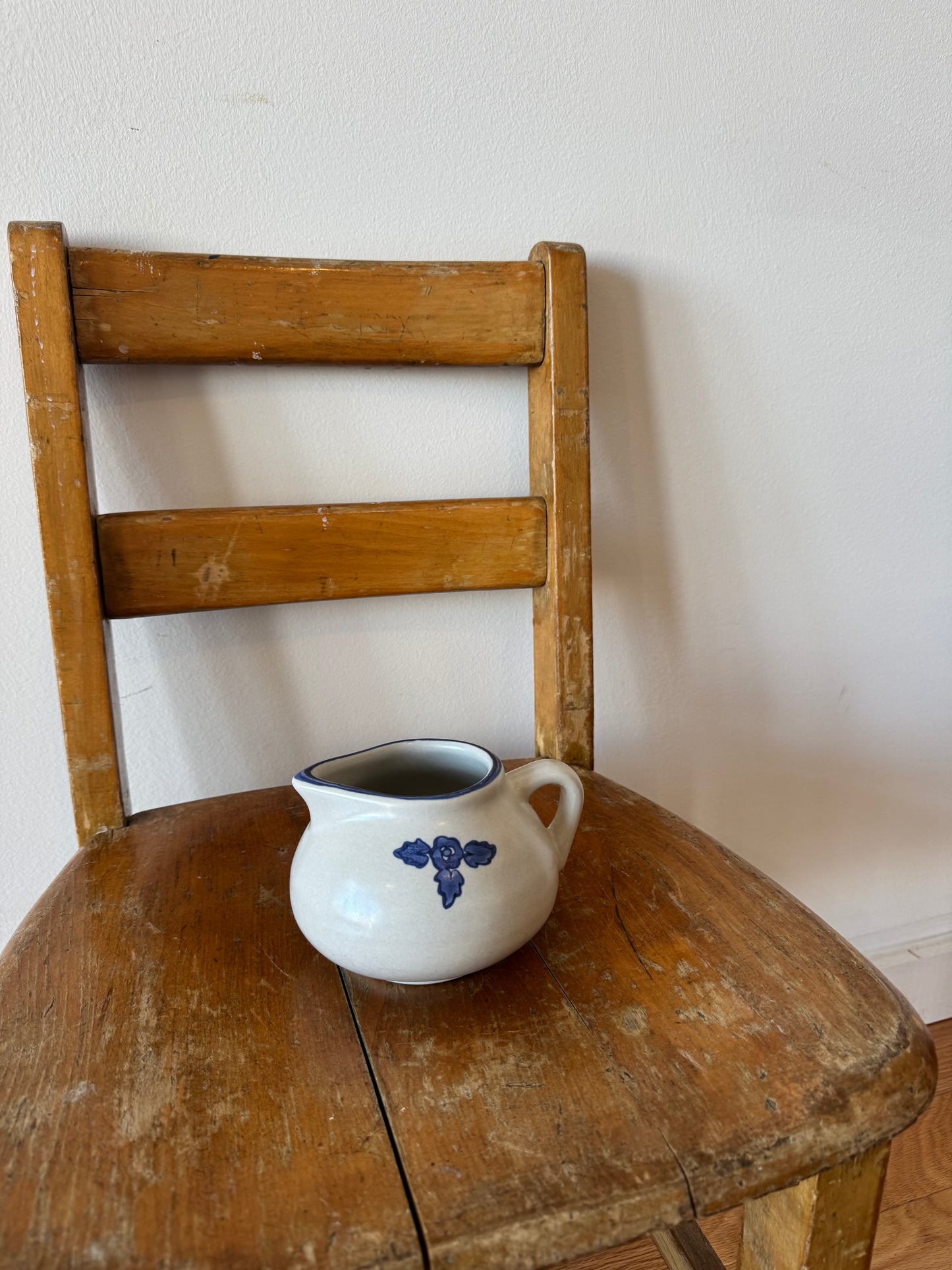 Flower Stoneware Pitcher