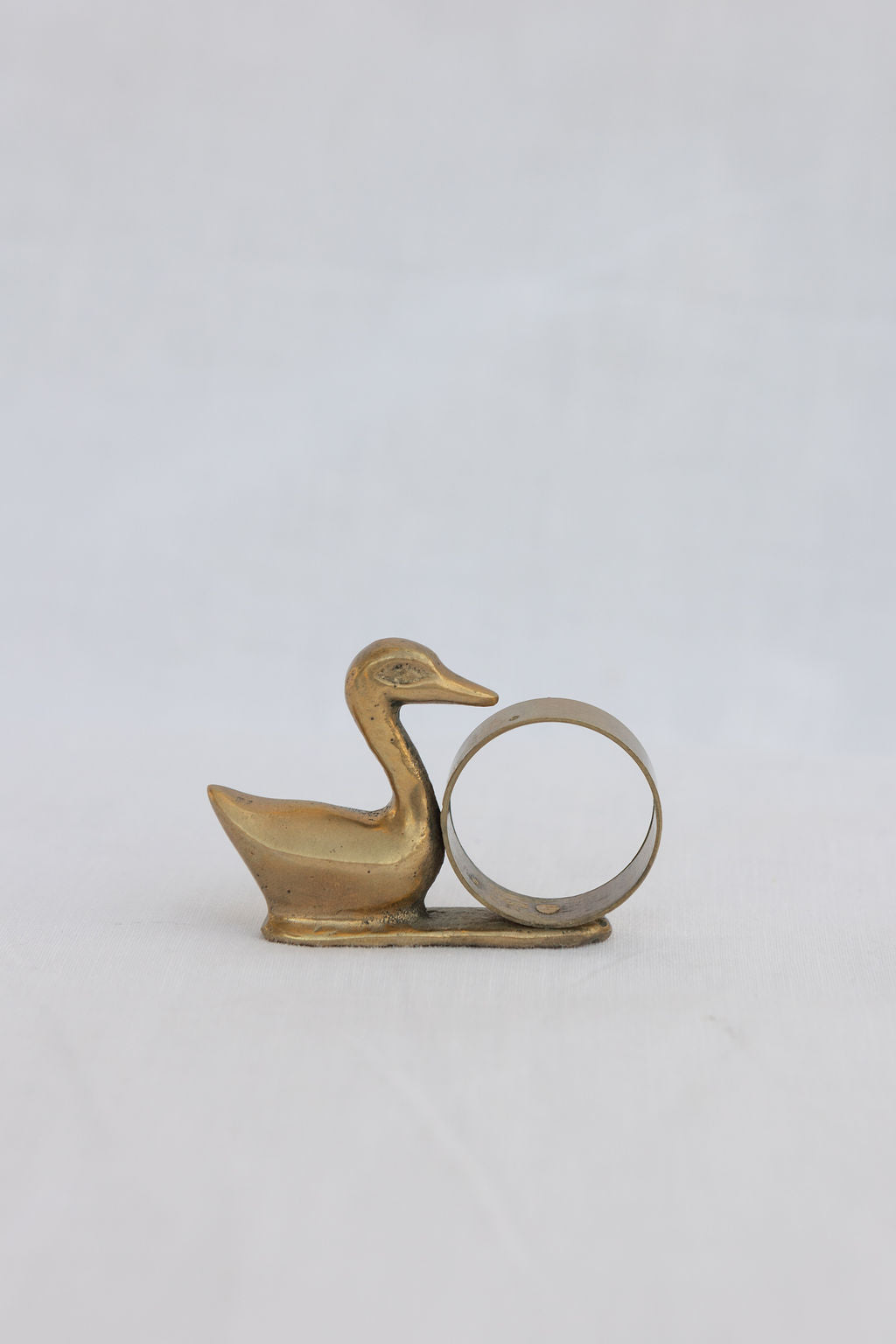 Brass Duck Napkin Rings