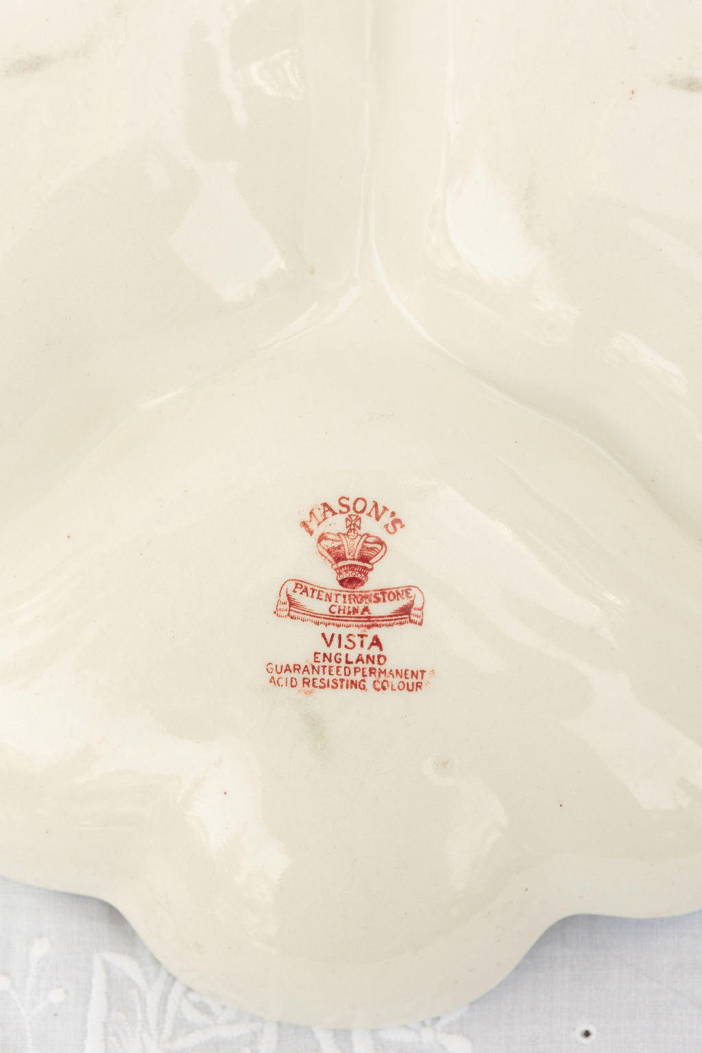 Transferware Serving Dish